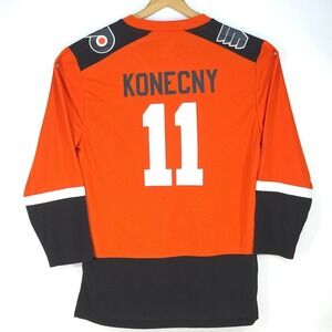 Philadelphia Flyers NHL Travis Konecny 11 Men's Medium Home Breakaway Jersey NWT